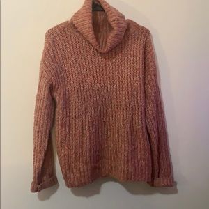 Papaya cowl neck sweater